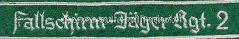 Ärmelband Fallschirm-Jäger Rgt.2